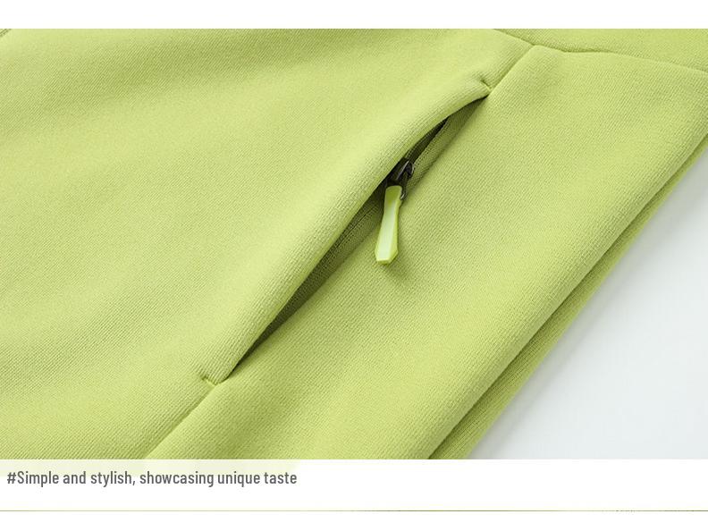 Unisex Comfortable Solid Color Zipper Hoodie with Stand-up Collar - Autumn/Winter Edition