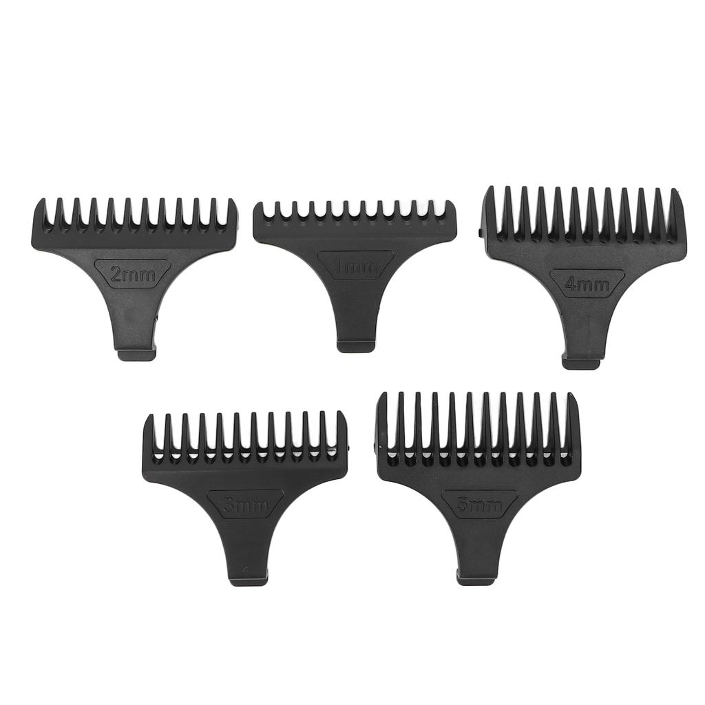 Electric Hair Trimmer 5 Guide Combs High Speed Low Noise USB Rechargeable Haircut Grooming Clipper