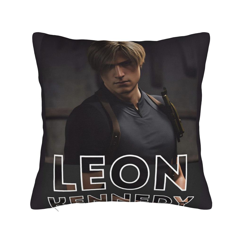 Leon Kennedy Pillow Case Graphic Pillow Cover For Sofa Home Decoration Novelty Pillowcases