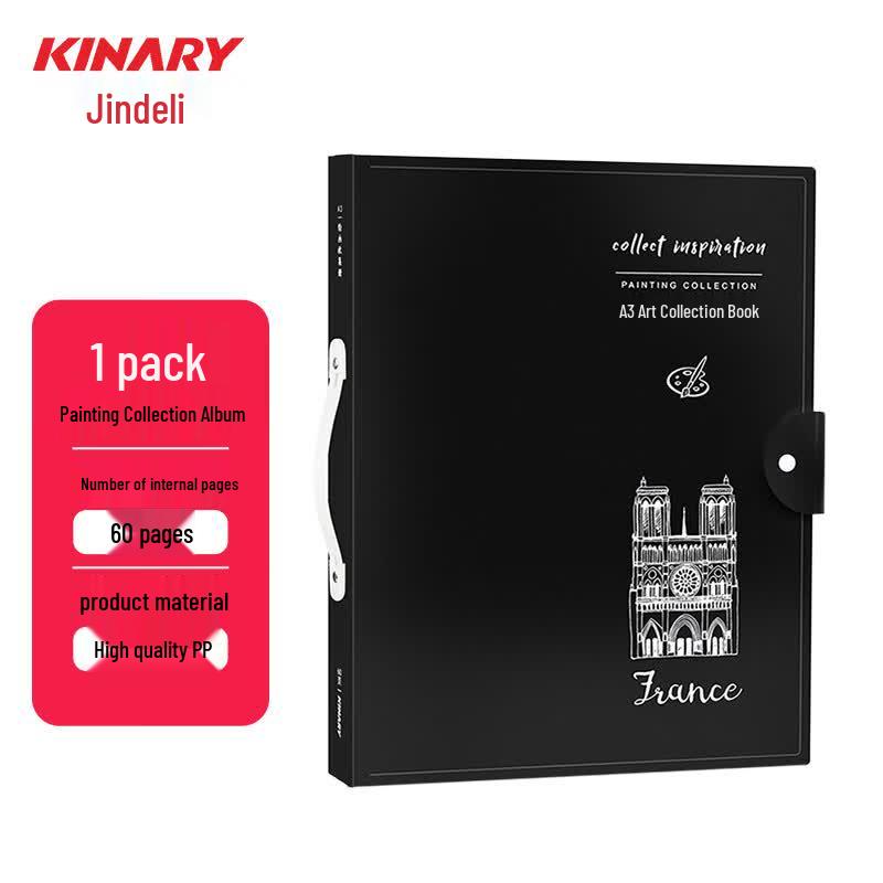 Jindeli A3/8K Art & Document Collection Folder