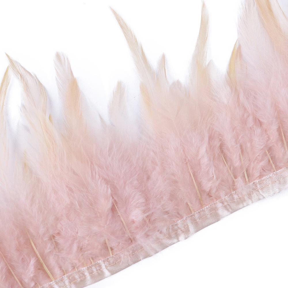 2/5/10 Yards Fluffy Rooster Feather Ribbon Trims 8-12Cm Cock Feathers Fringe Christmas Party Dress Sewing Accessory Plumes Craft