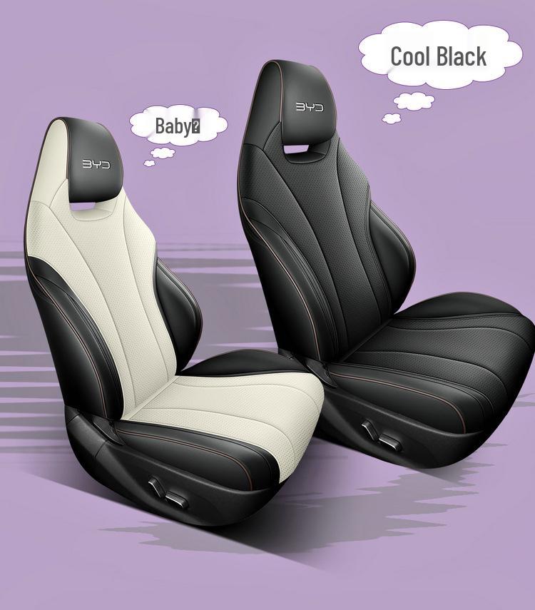 CLY Sports Leather Seat Cover for BYD Dolphin - All-Season Car Cushion