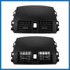 Car Air Vent Panel Assembly Front Center Dashboard A/C Outlet Vent Panel Fit for Toyota Corolla - Pack of 1 Black Item Replacement