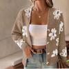Women's Fashion Temperament Loose Knit Cardigan Coat Winter Long Sleeve Outerwear