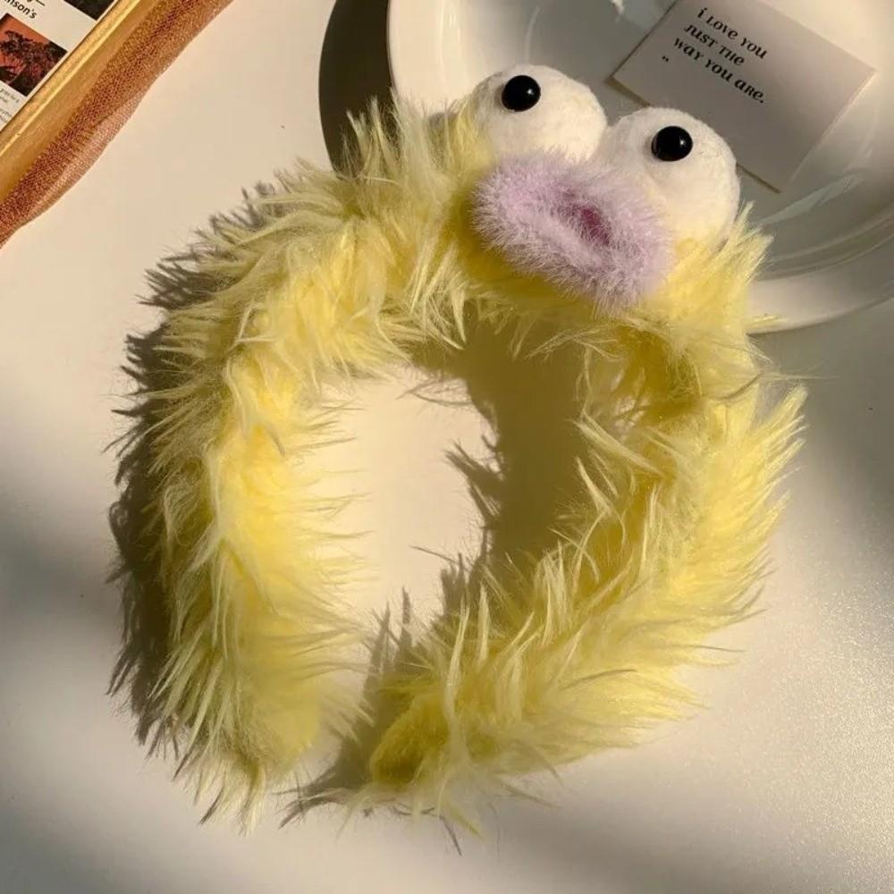 Colorful Headband Plush Funny Hair Hoop Creative Cosplay Hairband
