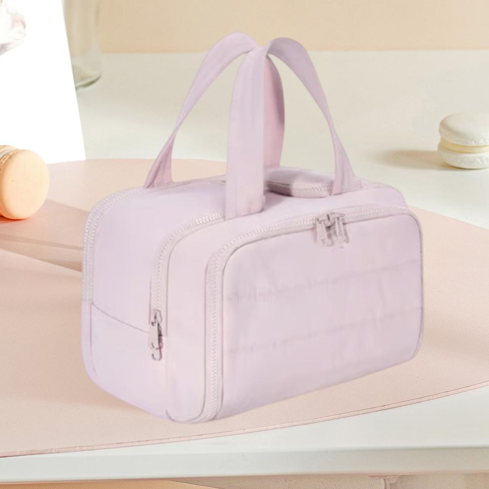 Cosmetic Bags with Large Opening Waterproof Portable Pouch Travel Toiletry Bag for Women Accessories Essentials Toiletries