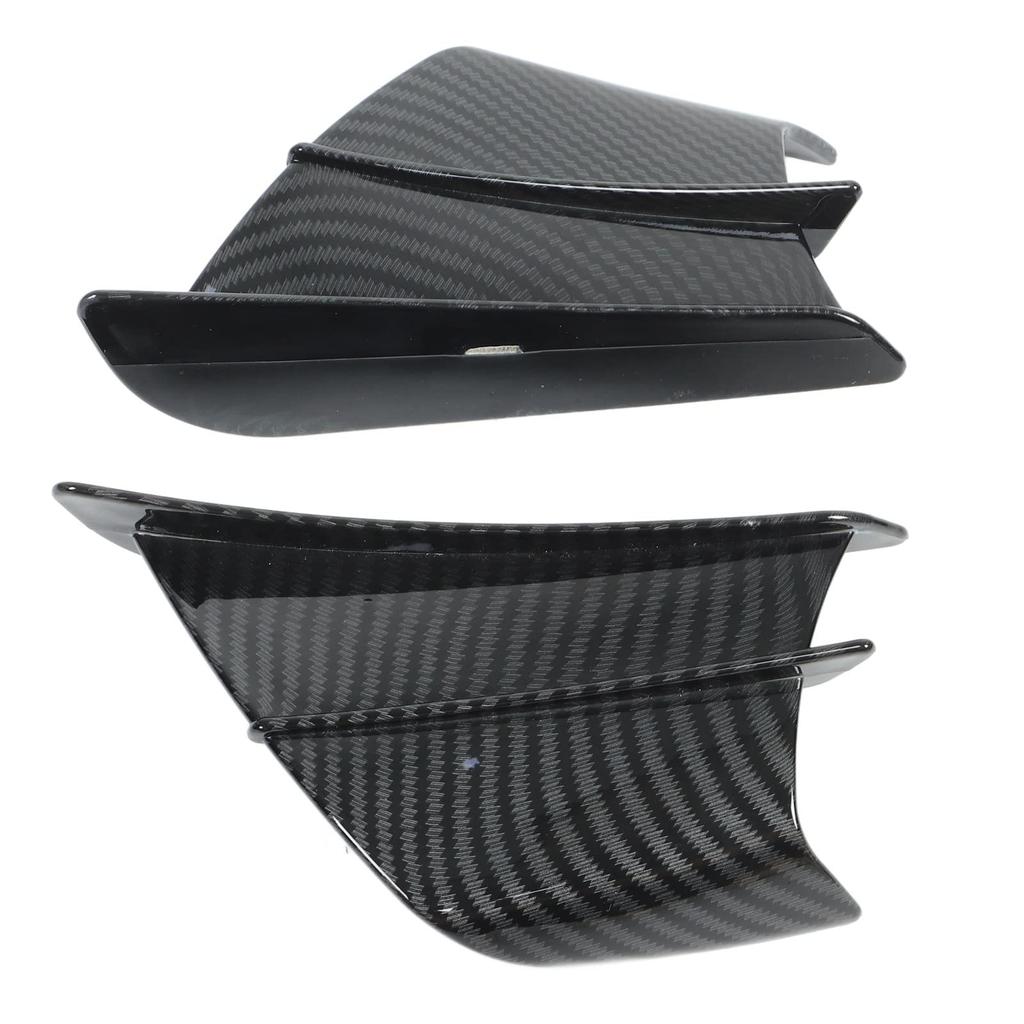 Carbon Fiber Style Motorcycle Aerodynamic Winglet Set for Fashionable Appearance and Enhanced Riding Experience