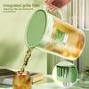 Plastic Fridge Jug 2L With Filter Lid Transparent Sealing Kettle With Handle Transparent Water Infuser Pitcher
