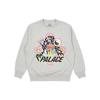 Palace Bun 5G Crew Grey Marl Unisex Tops P23CW035