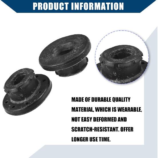 No.25336-F2000 Radiator Lower Insulator Mount Bushing for Hyundai Elantra 2017-2020/Inner Radiator Lower Insulator Moun/Durable Rubber / 2Pcs Black