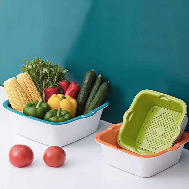 Kameliie Doppelschicht Abtropfkorb Set