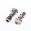 Kohlenstoffstahl Motorrad Bremssattel Hohlschraube Entlüfterschraube Nippel M10x1.0mm 1.25mm für Cruiser Motorräder