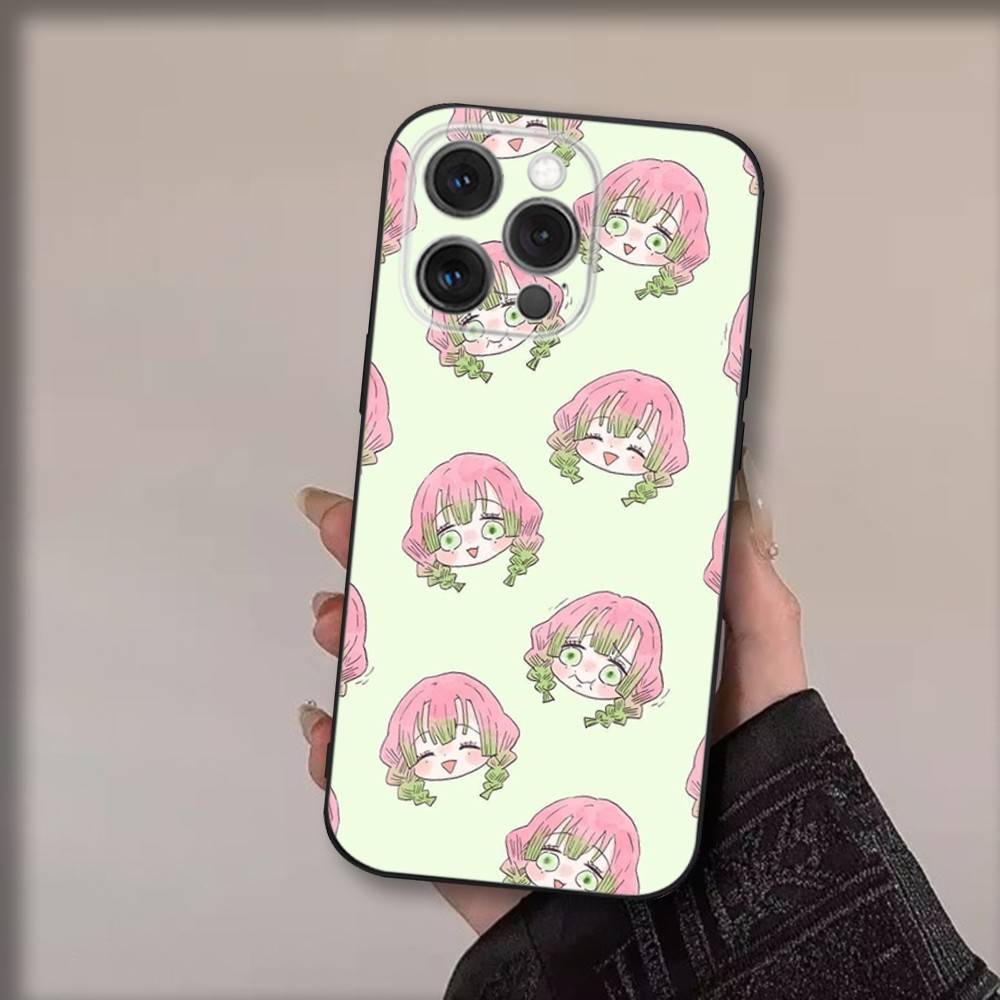 Anime M-Mitsuri Kanrojis Phone Case For iPhone 17,16,15,14,13,12,11,Pro,Max,Plus,Air,X,XS,XR,SE,8,7,Mini,Soft Black Funda