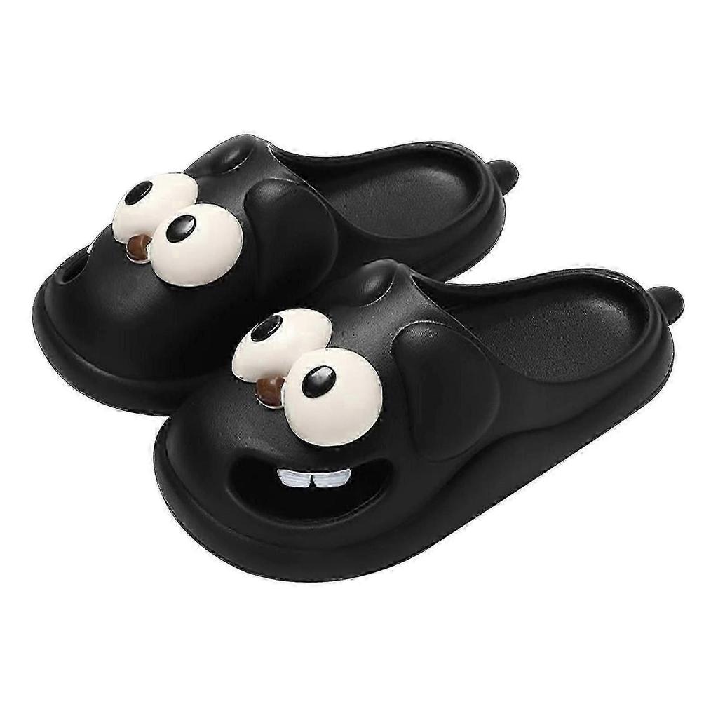 Women's Cartoon Dog Slippers Breathable Lightweight Sandals for Home BathroomZZ57 S06