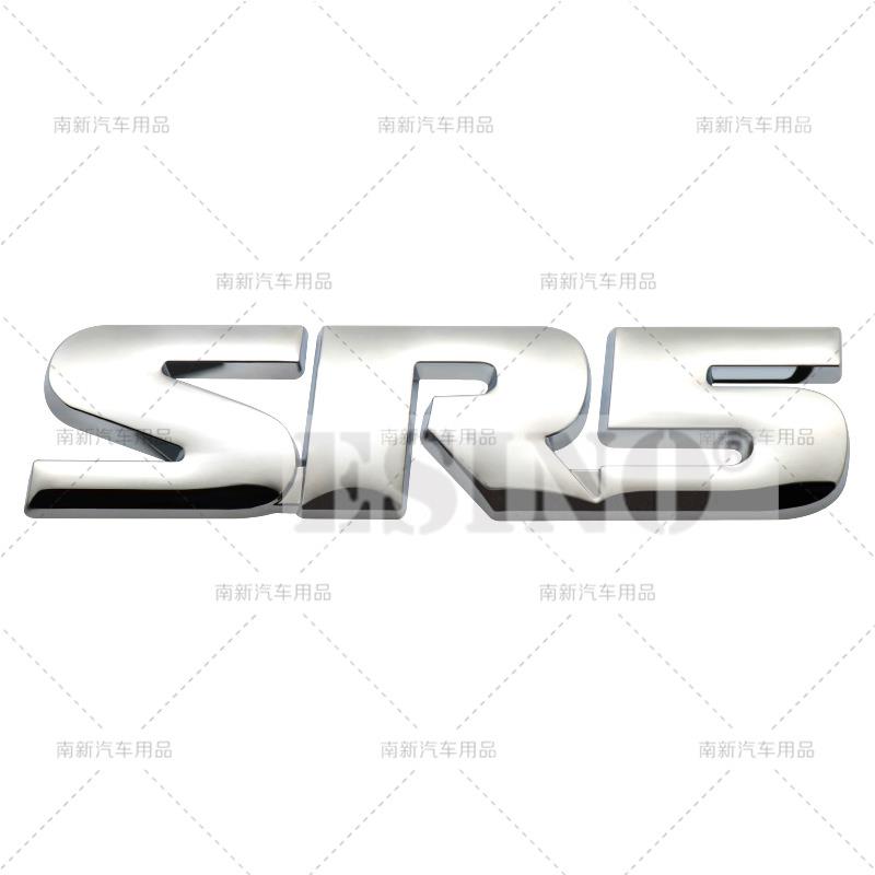 1Pc Car Styling V6 SR5 3D Metal Alloy Adhesive Emblem Rear Trunk Badge Fender Sticker Body Decal for  Tacoma 4Runner Sequoia