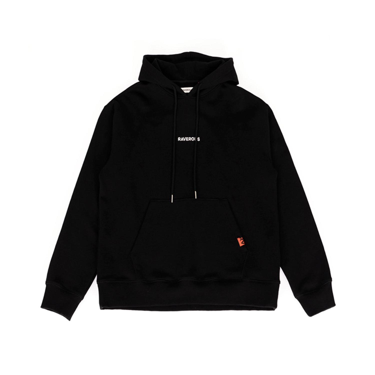 Raverous Basic Hoodie Black 2
