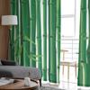 Bamboo Green White Tulle Sheer Curtains For Living Room Bedroom Modern Chiffon Voile Organza Drapes Decor