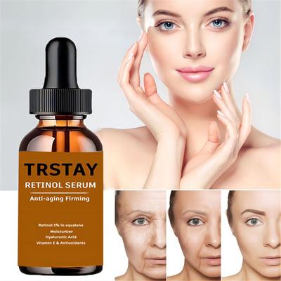 Straffendes Serum mit Vitamin C und Retinol, straffende Lifting-Essenz, macht die Haut weich, verbessert die Elastizität, glättet Fältchen, Hautpflege-Gesichtsserum für Frauen