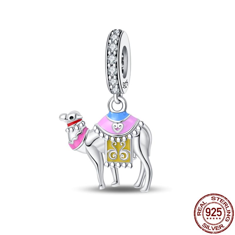 Copper Diy Beads Desert Travel Series-Scarab Charm Fit Panoriginal Bracelet For Women Jewelry Birthday Gift