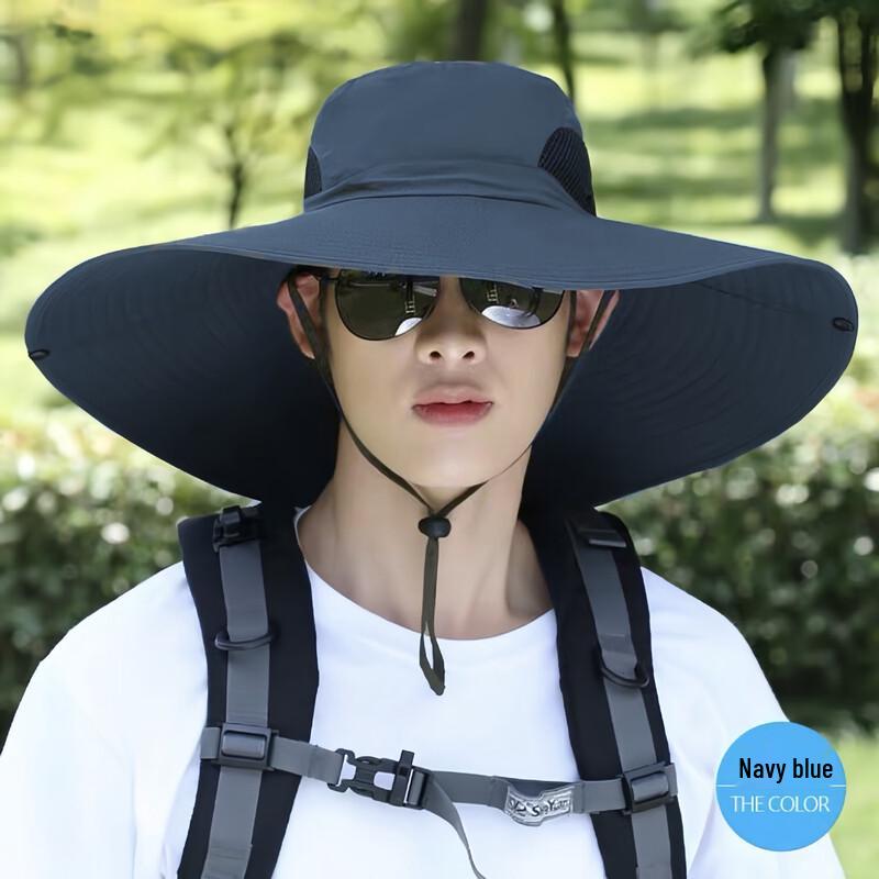 Men s Foldable Outdoor Sun Protection Bucket Hat