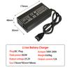 25.2V 10A 12A 28A Charger Smart Aluminum Case for 6S 22.2V Outdoor Li-ion Battery,Battery Pack Charger Built-in cooling fan