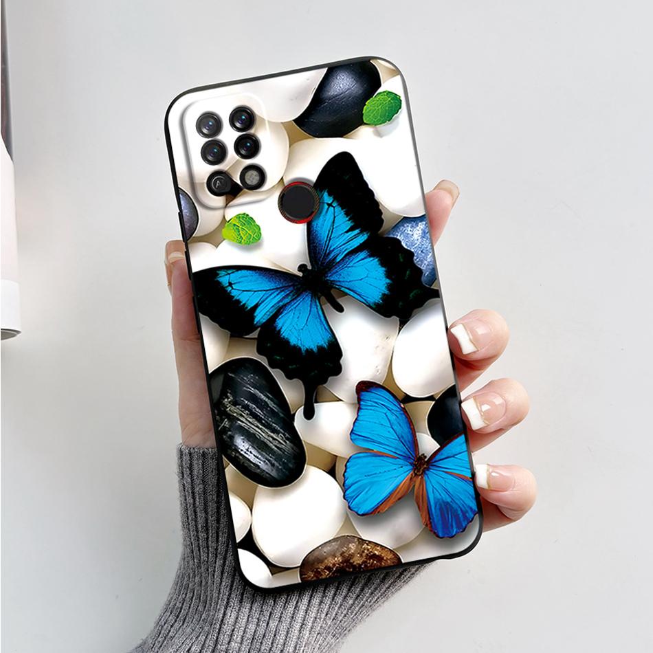 For Tecno Pova Case LD7 LD7j Fashion Marble Cover Matte Phone Case For Tecno Pova Soft Silicone Fundas 6.8'' Back Cover Bumper