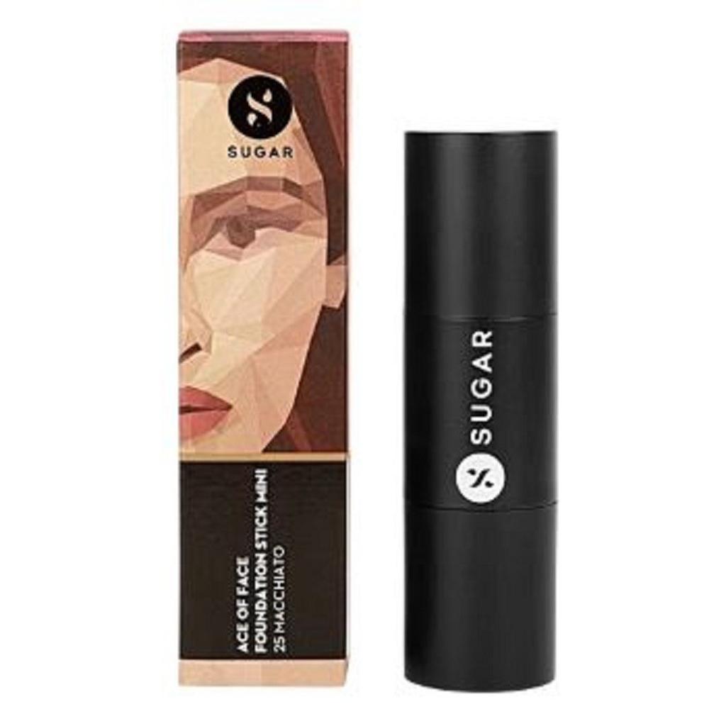 @ Sugar Cosmetics Ace Of Face Foundation Stick With Built In Brush Mini 7 G UKZQ192 50%off