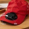 Mesh Summer Fan Sunhat Breathable Baseball Cap Cooling Technology Fishing Hat  Summer Activity