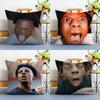 Internet Celebrity Energetic I-Ishowspeed Cushion Cover Washable Linen Pillowcase Soft For Sofa Bed Cozy Home Room Decor