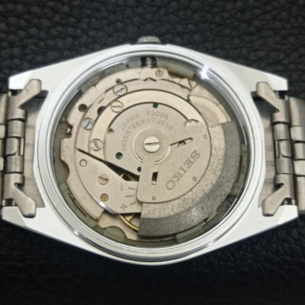 JAPAN VINTAGE REFURBISHED SEIKO 5 AUTOMATIC MENS ROMAN FIGURE WATCH a442101-4