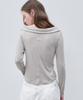 Peulibeo07 Drape Neck T-Shirt [Frsp06Lt03]_Light Gray