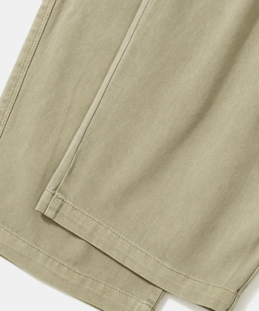 Columbia University Trajan Label Pintuck Wide-Fit Denim Pants_Brown