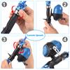 Kinder Angelrute und Rolle Combo Komplettset 1,5m Teleskop Casting Rute Pole mit Spincast Rolle