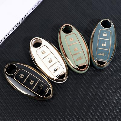 Car Key Case Cover Key Bag Soft TPU Automobile Shell Waterproof Covers for Nissan Car-Styling Decoration Accessories