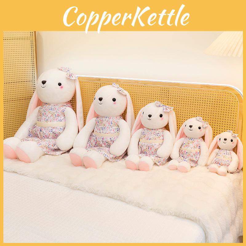 Plush Bunny Toy With Flower Dress For Kids Gift And Collectors
