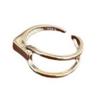 Geometric Line Hollow Ring Women's Irregular Knot Open Ring Ins Niche Index Finger Ring