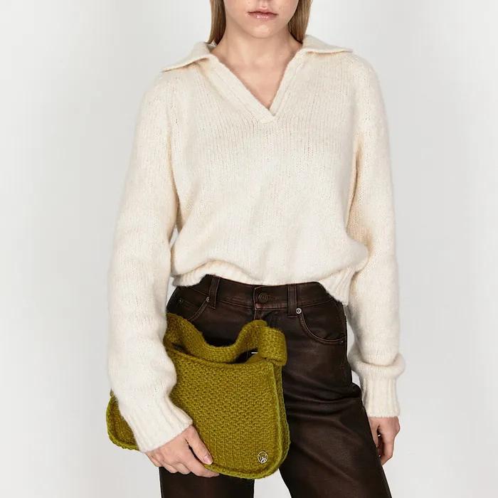 KNITTING BAG(OLIVE)