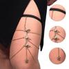Chaîne de cuisse multicouche pour femme, bijou papillon, chaîne de jambe galvanisée longue durée pour club