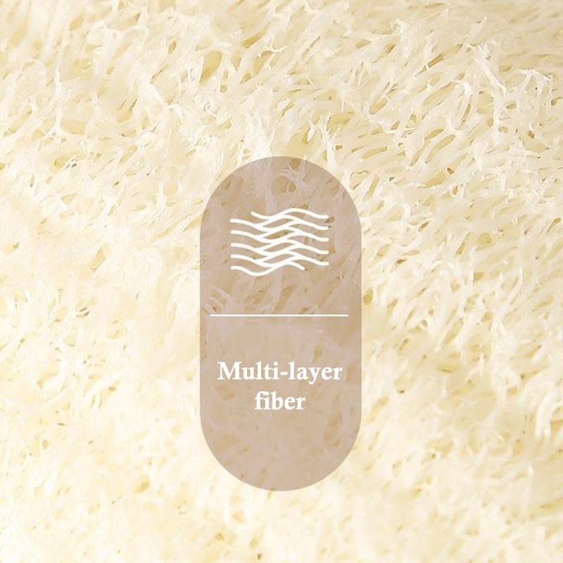 Natural Loofah Sponge Soft Bath Sponges Exfoliating Skin Health Cleaning Tool Bath Shower Brushes Unisex Foam Loofah Bath Brushe