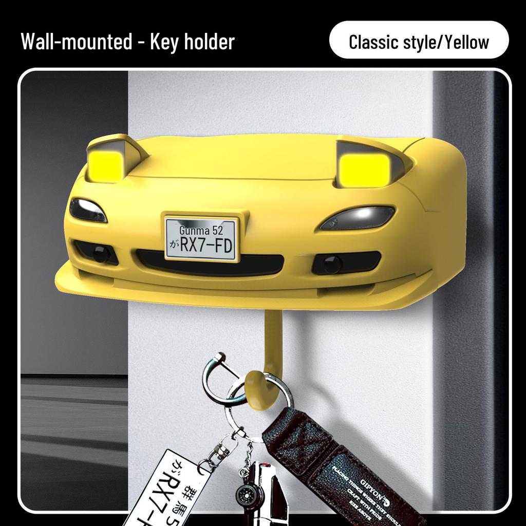 Wandmontierter RX-7 Autoscheinwerfer Schlüsselhalter & Dekoration