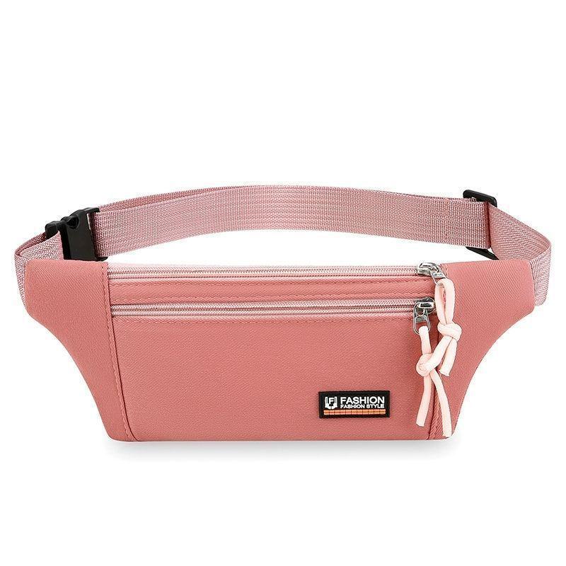 

Унисекс Водонепроницаемый Тонкий Фитнес Пояс на Талию для Телефона для Бега и Работы розовый