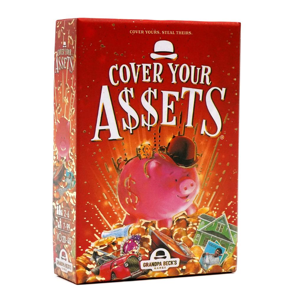 

Cover Your Assets Card Family Party Board Game Cards Gift