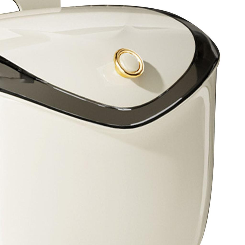 Hanging Small Trash Can Wall Mounted Punch Kitchen Compost Bin with Lid for Counter Top Under Sink Bathroom Living Room