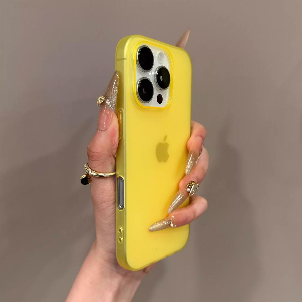 0.8MM Ultra Thin Matte Soft Silicone TPU Phone Case for iPhone 16 15 14 Plus 13 12 11 Pro Max Clear Translucent Candy Cover