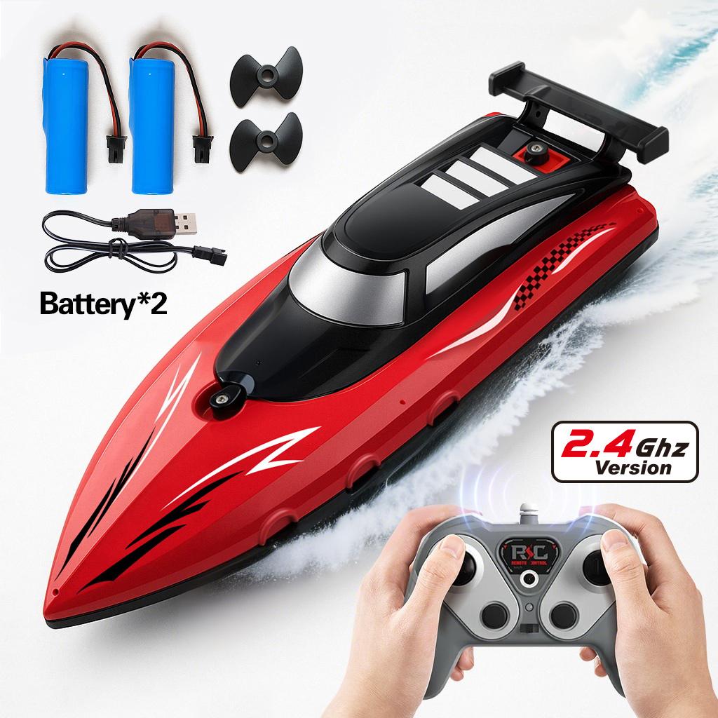 27MHz High Speed Remote Control Boat | Dual Motor Waterproof - Water Speed Boat Child Model Kids Boys Outdoor Pool Toys Gifts