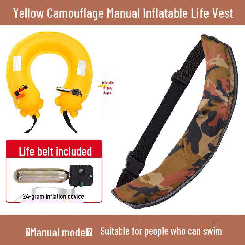 Ceyu Portable Inflatable Lifebelt for Adults