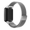 Compatible with Xiaomi Smart Band 7 Pro: Magnetic Three-Bead Buckle Milanese Stainless Steel Strap.