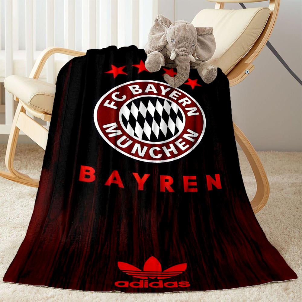 Bayern Munich Blanket Ultra-Soft Perfect for Office Picnics Livingroom for All Occasions Playful Design Best Holiday Gift for Friends Family