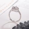Eleganter Zirkonia-Ring mit simuliertem Diamant für Damen - Perfektes Verlobungs- oder Heiratsantragsgeschenk