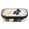 Pencil Case Spacious Storage Zipper Closure 300D Polyester with Main Compartment Mesh Pocket and Pen Slots for Boys Girls